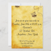 Pirate jarig Uitnodiging (Achterkant)