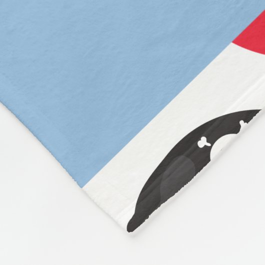 Pirate Jellyfish, Jellyfish Pattern, Jouw naam Fleece Deken (Hoek)