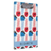 Pirate Jellyfish, Jellyfish Pattern, Jouw naam Klembord (Rechts)