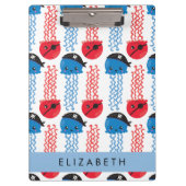 Pirate Jellyfish, Jellyfish Pattern, Jouw naam Klembord (Voorkant)