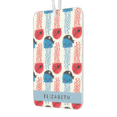 Pirate Jellyfish, Jellyfish Pattern, Jouw naam Luchtverfrisser (Links)