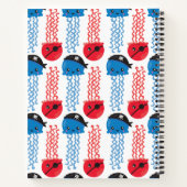 Pirate Jellyfish, Jellyfish Pattern, Jouw naam Notitieboek (Achterkant)