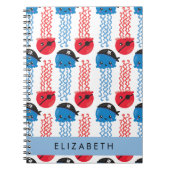 Pirate Jellyfish, Jellyfish Pattern, Jouw naam Notitieboek (Voorkant)