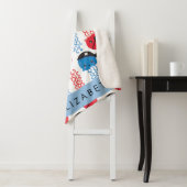 Pirate Jellyfish, Jellyfish Pattern, Jouw naam Sherpa Deken (In situ)