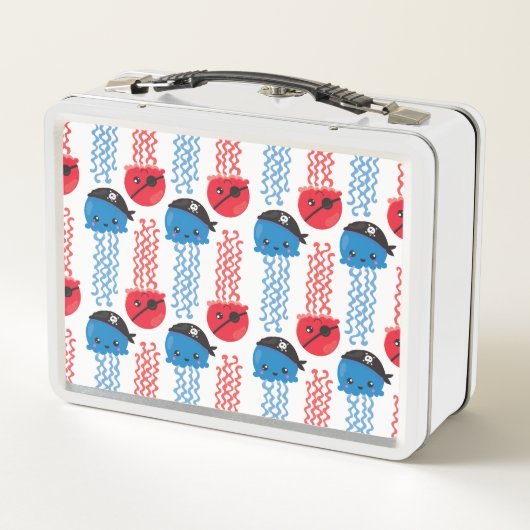 Pirate Jellyfish, kwallen Pattern, Zee Animals (Achterkant)