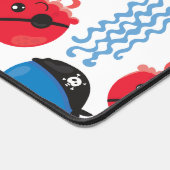 Pirate Jellyfish, kwallen Pattern, Zee Animals Bureaumat (Hoek)