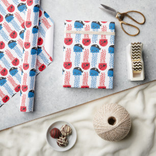 Pirate Jellyfish, kwallen Pattern, Zee Animals Cadeaupapier