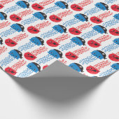 Pirate Jellyfish, kwallen Pattern, Zee Animals Cadeaupapier (Hoek)