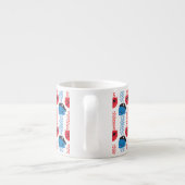 Pirate Jellyfish, kwallen Pattern, Zee Animals Espresso Kop (Achterkant)