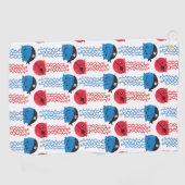 Pirate Jellyfish, kwallen Pattern, Zee Animals Golfhanddoek (Horizontaal)