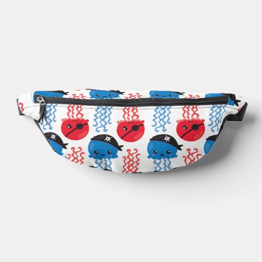 Pirate Jellyfish, kwallen Pattern, Zee Animals Heuptasje (Liggend)