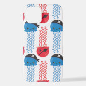 Pirate Jellyfish, kwallen Pattern, Zee Animals iPhone Hoesje (Achterkant)