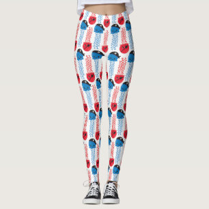 Pirate Jellyfish, kwallen Pattern, Zee Animals Leggings
