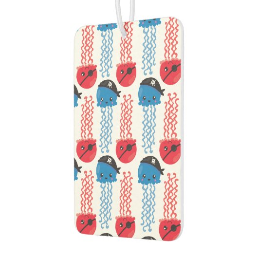 Pirate Jellyfish, kwallen Pattern, Zee Animals Luchtverfrisser (Links)