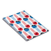 Pirate Jellyfish, kwallen Pattern, Zee Animals Notitieboek (Rechterzijde)