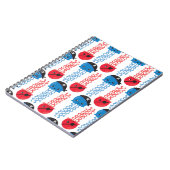 Pirate Jellyfish, kwallen Pattern, Zee Animals Notitieboek (Linkerzijde)