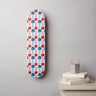 Pirate Jellyfish, kwallen Pattern, Zee Animals Persoonlijk Skateboard
