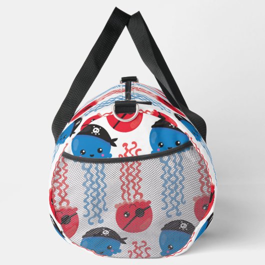 Pirate Jellyfish, kwallen Pattern, Zee Animals Plunjezak (Rechts)