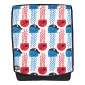 Pirate Jellyfish, kwallen Pattern, Zee Animals Rugtassen (Voorkant)