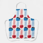 Pirate Jellyfish, kwallen Pattern, Zee Animals Schort (Voorkant)