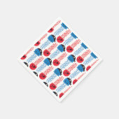 Pirate Jellyfish, kwallen Pattern, Zee Animals Servet (Hoek)