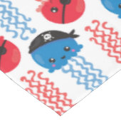 Pirate Jellyfish, kwallen Pattern, Zee Animals Tafelkleed (Gekanteld)