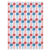Pirate Jellyfish, kwallen Pattern, Zee Animals Tafelkleed (Voorkant)