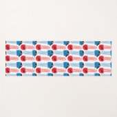 Pirate Jellyfish, kwallen Pattern, Zee Animals Yogamat (Voorkant (horizontaal))