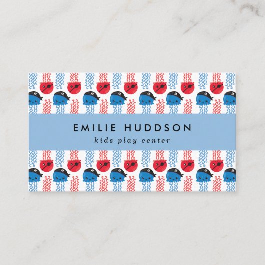 Pirate Jellyfish, Speelcentrum, Activiteitencentru Visitekaartje (Voorkant)