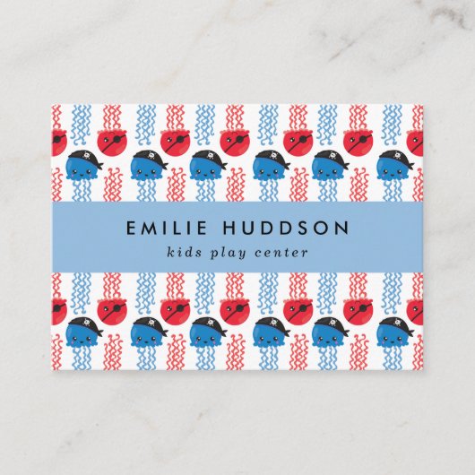 Pirate Jellyfish, Speelcentrum, Activiteitencentru Visitekaartje (Voorkant)