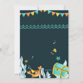 Pirate Jeugd Verjaardagsfeestje Kaart (Achterkant)