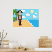 Pirate Joey Nigro Poster (Keuken)