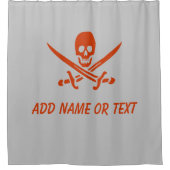 Pirate Jolly Roger Douchegordijn (Voorkant)