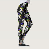 Pirate, Jolly Roger, Mardi Gras stijl, Leggings (Rechts)