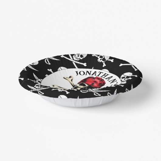 Pirate JOLLY ROGER Papieren Kommen (Gebogen)