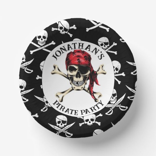 Pirate JOLLY ROGER Papieren Kommen (Voorkant)