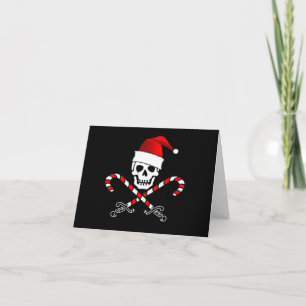 Pirate Jolly Roger Santa Kerstcard Feestdagen Kaart