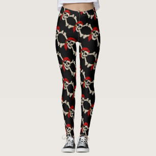 Pirate, Jolly Roger, stijl, Leggings