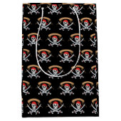 Pirate Jolly Roger verjaardagsfeestje Medium Cadeauzakje (Voorkant)