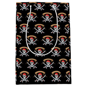 Pirate Jolly Roger verjaardagsfeestje Medium Cadeauzakje