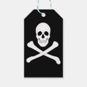 Pirate (Jolly Roger) vlag Cadeaulabel (Voorkant)