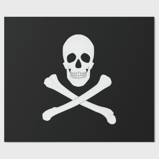 Pirate (Jolly Roger) vlag Cadeaupapier (Vlak)