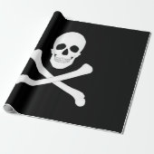 Pirate (Jolly Roger) vlag Cadeaupapier (Uitgerold)