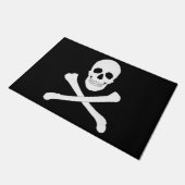 Pirate (Jolly Roger) vlag Deurmat (Schuin)