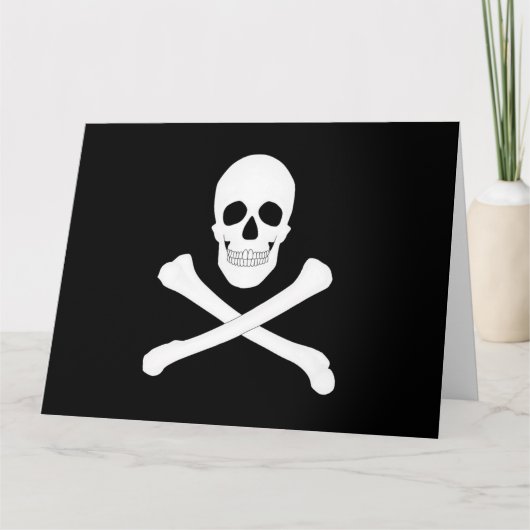 Pirate (Jolly Roger) vlag Kaart (Voorkant)