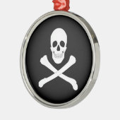 Pirate (Jolly Roger) Vlag keramisch Ornament (Links)