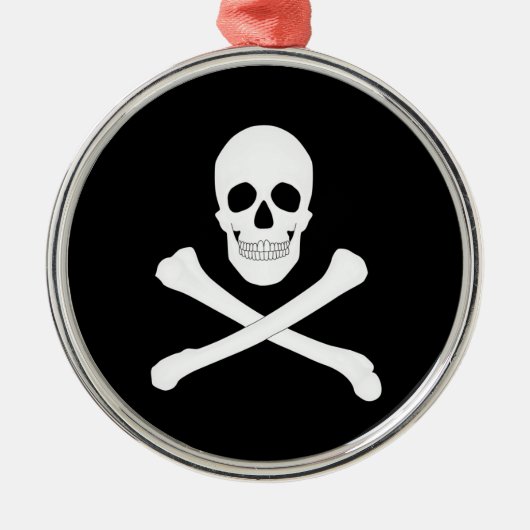 Pirate (Jolly Roger) Vlag keramisch Ornament (Voorkant)