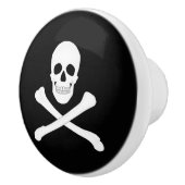 Pirate (Jolly Roger) vlag Keramische Knop (Rechts)
