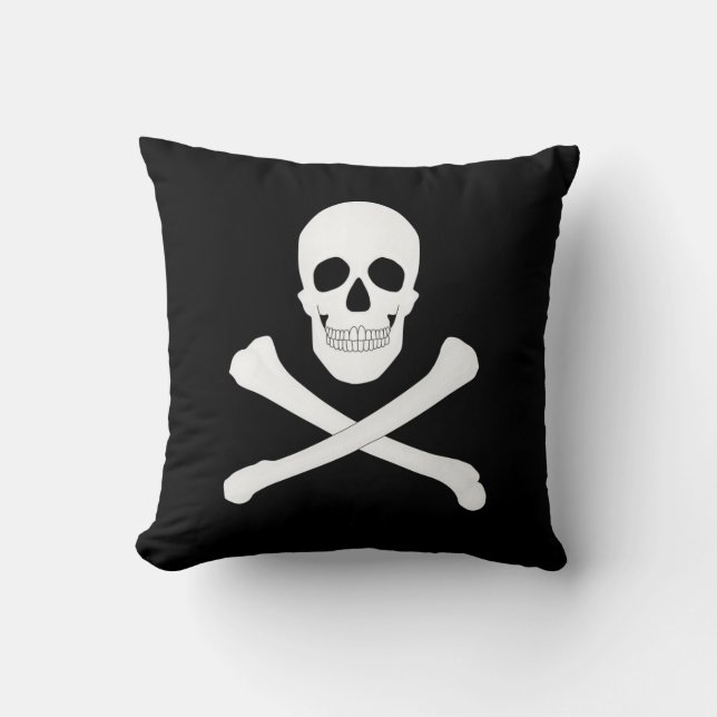 Pirate (Jolly Roger) vlag Kussen (Voorkant)