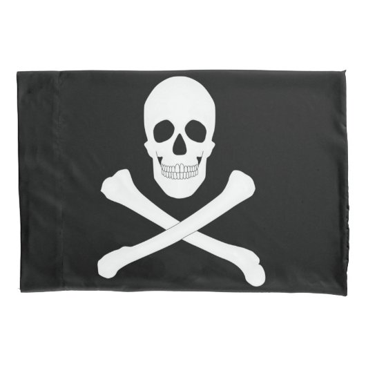 Pirate (Jolly Roger) vlag Kussensloop (Voorkant)